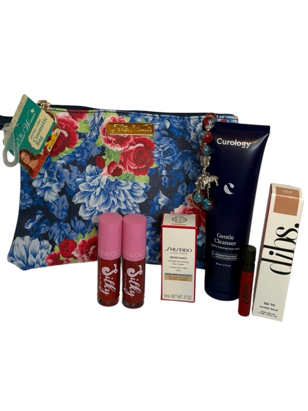 Pioneer Woman Cosmetic Beauty Bundle with Shiseido Skincare & Lipstick Set
